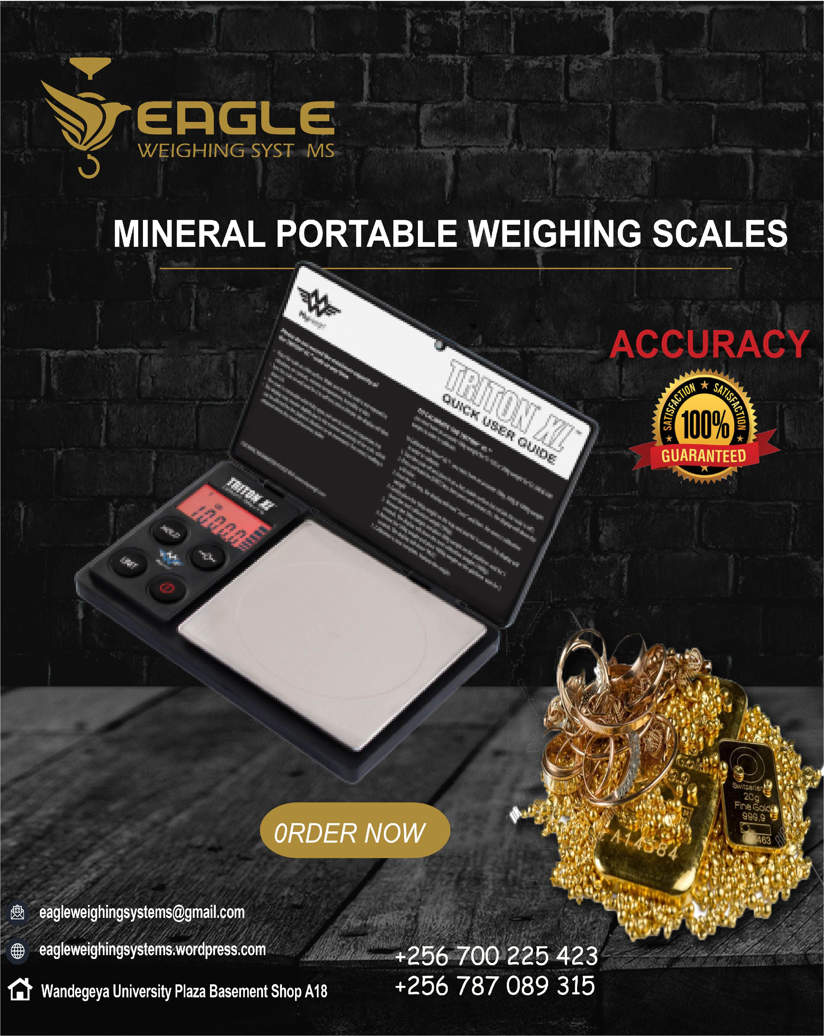 Portable mineral, jewelry waterproof weighing scales in Kamp'