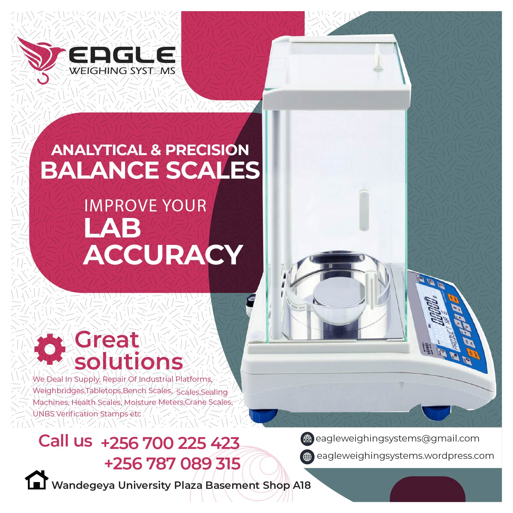 Digital Table Top Laboratory analytical weighing scales Kamp'