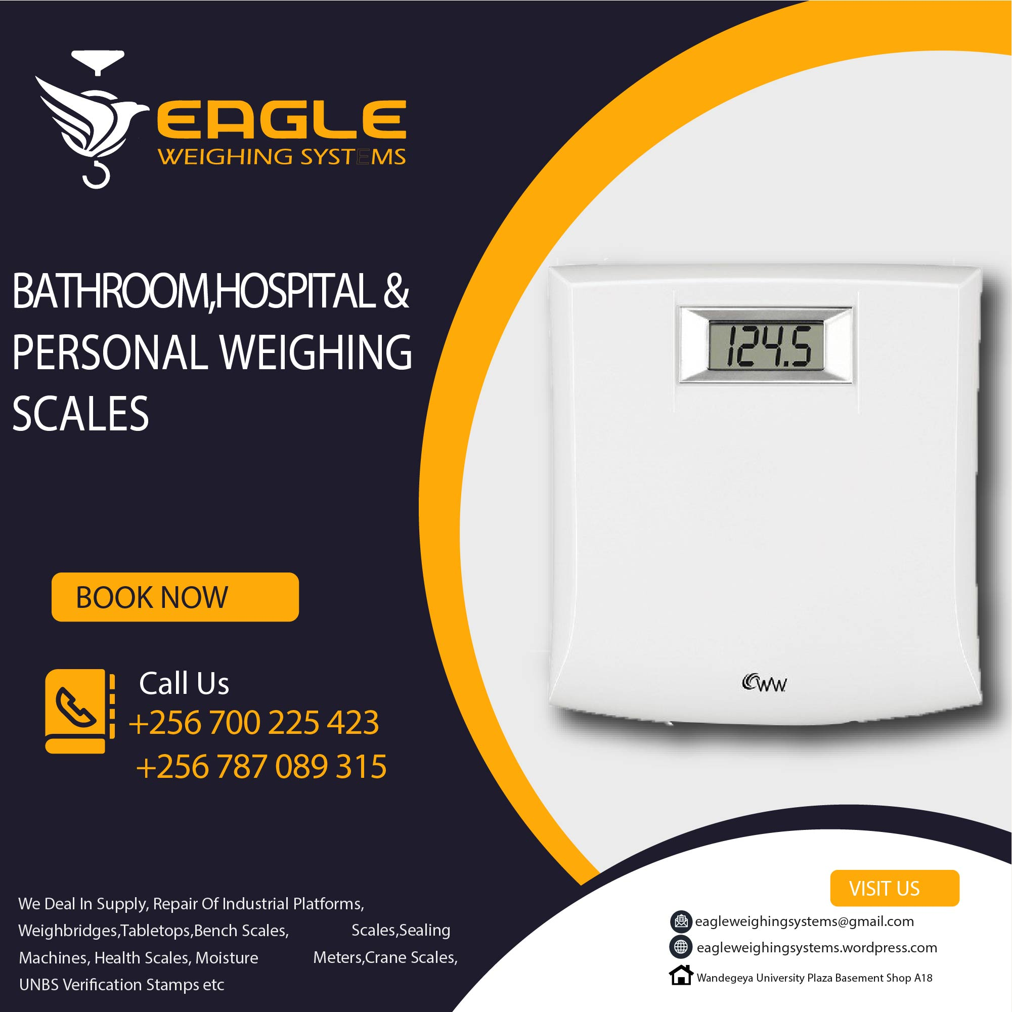 Personal Glass Digital Body Weight scales in Kampala'