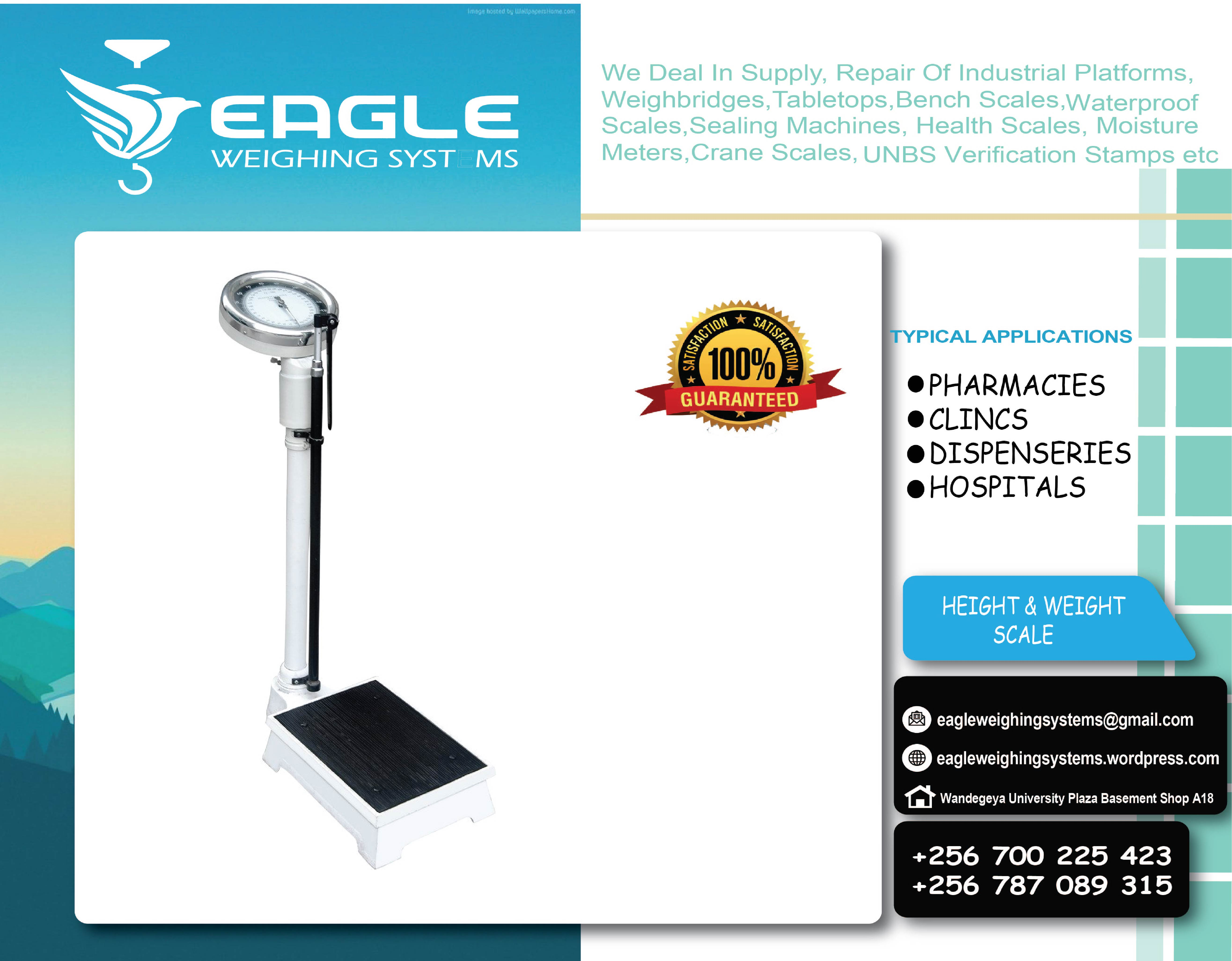 Height and weight hospital health Body Weighing Scales in Ka'