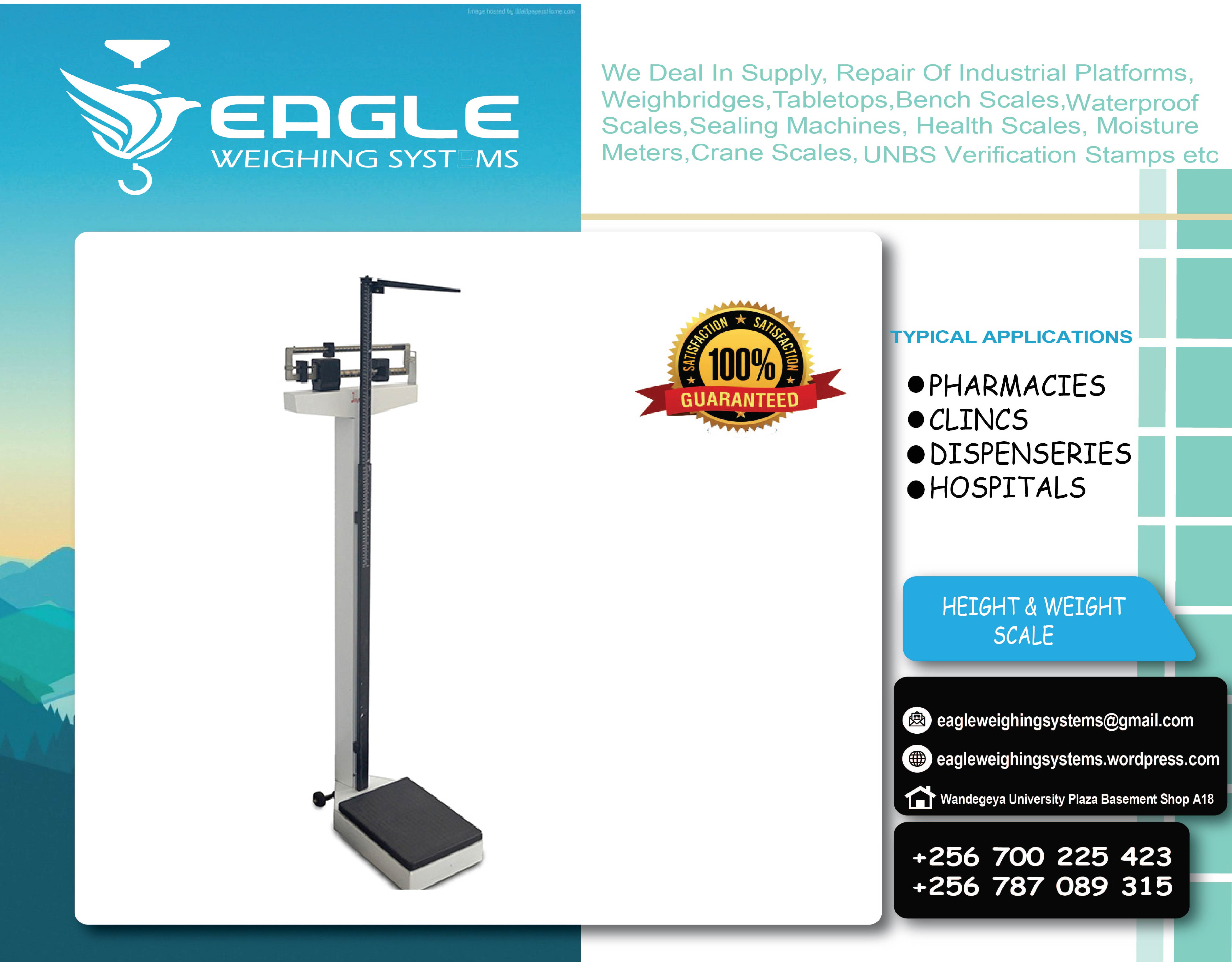 Digital Body Height and weight hospital health Weighing Scal'