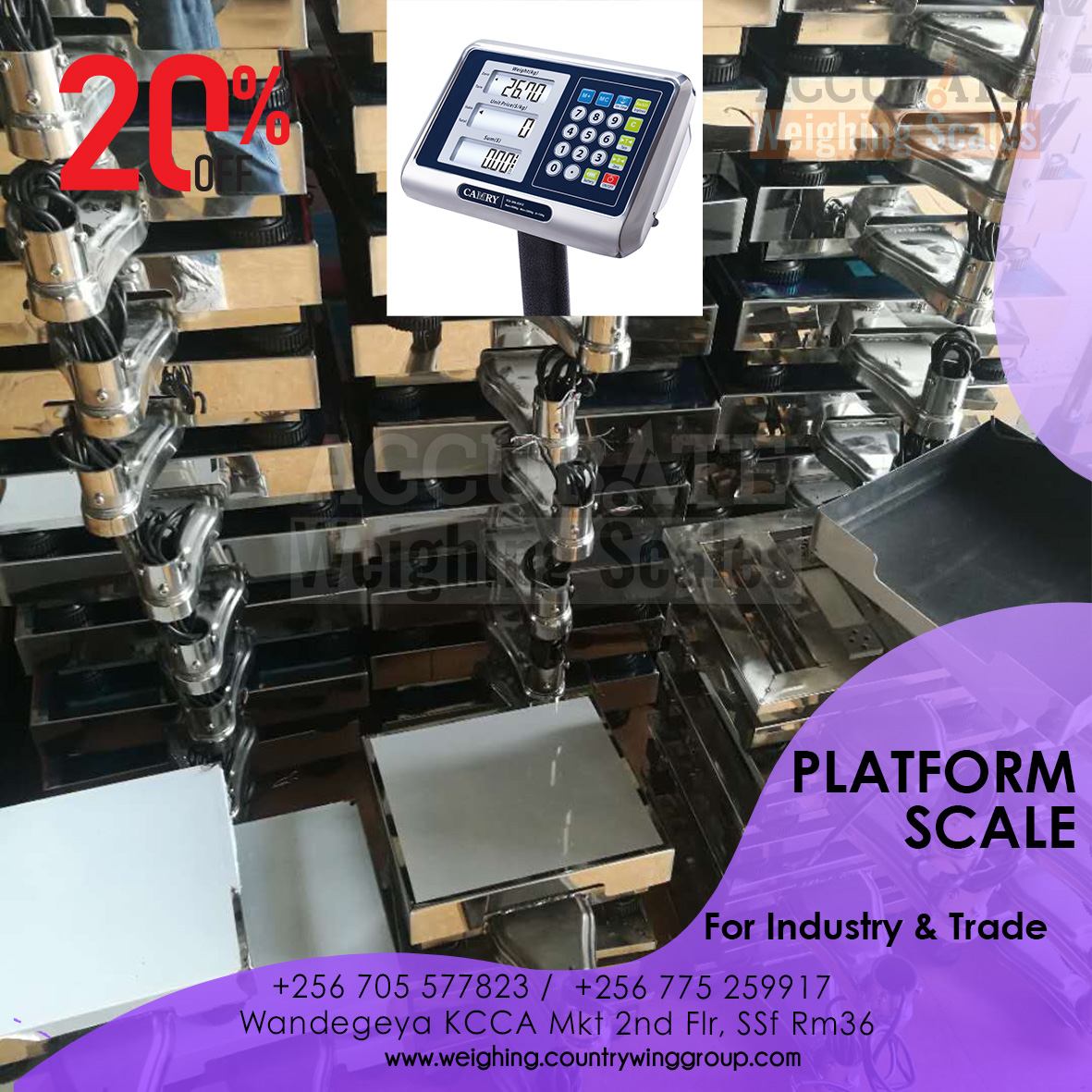 Digital platform scales Manufacturer in Kampala Uganda'