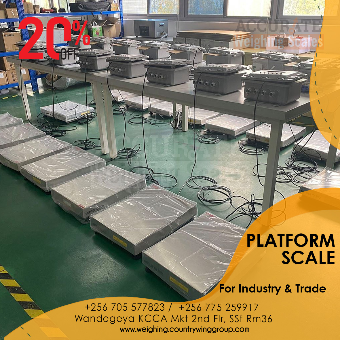 Best Manufacturer of TCS platform scales in Kampala Uganda'