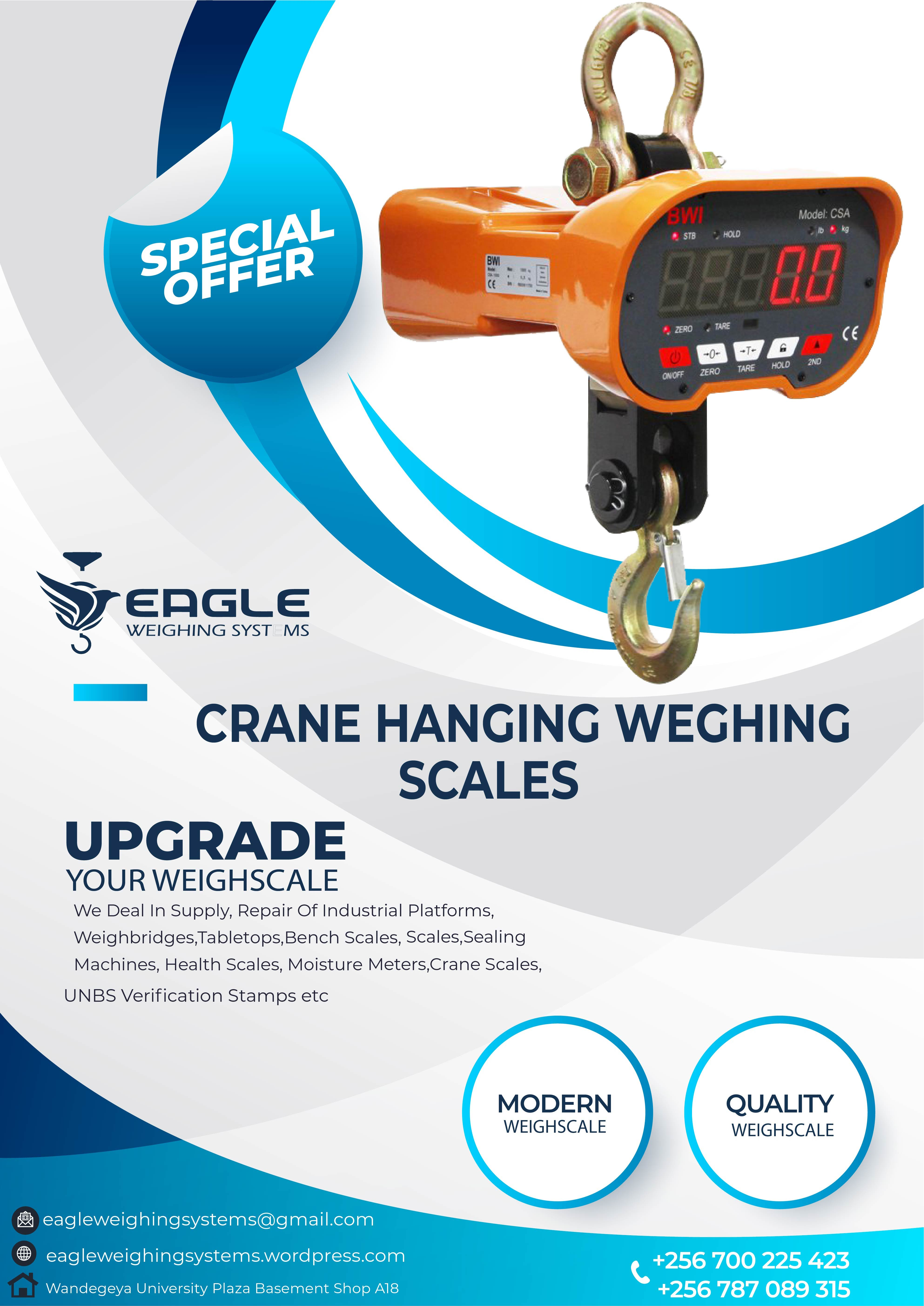 Industrial hanging scale 1 ton 3 ton digital crane scale in'