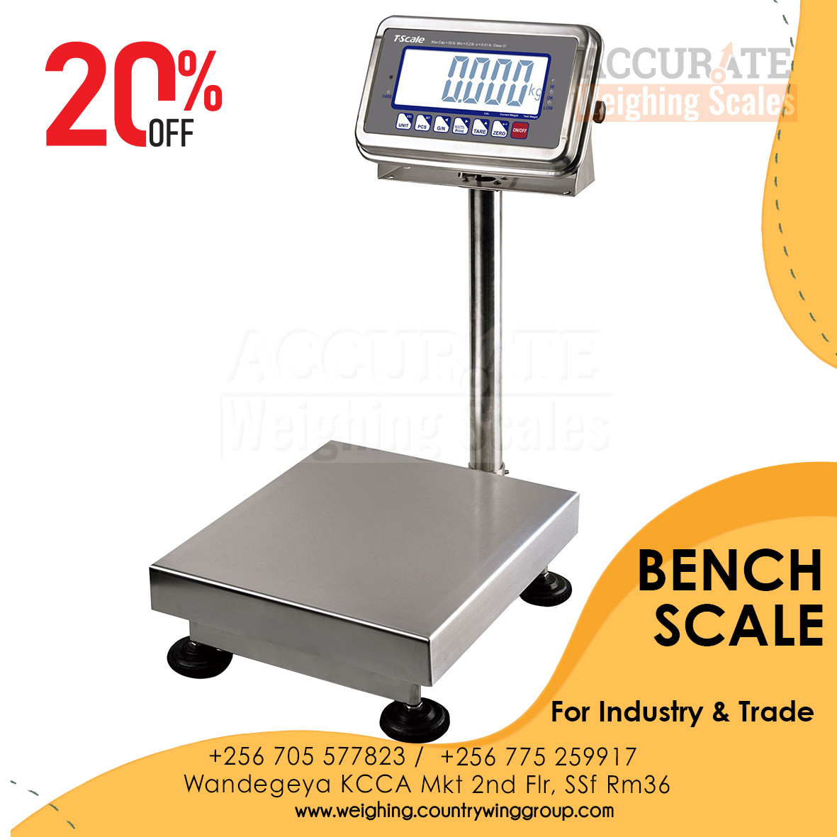 Best Digital Bench weighing Scales in Uganda'