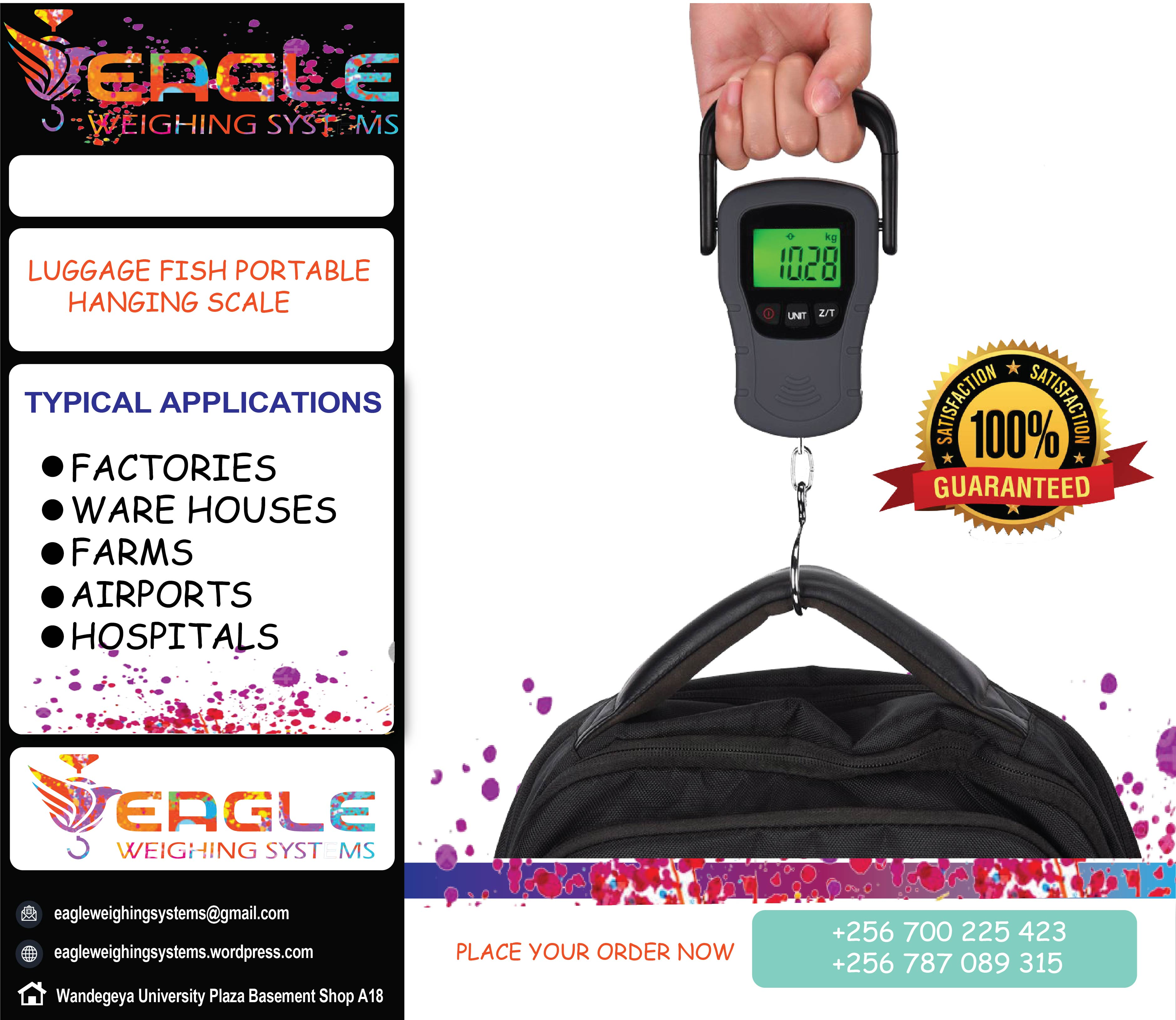 Digital Hanging Weighing Portable Scales in Kampala'