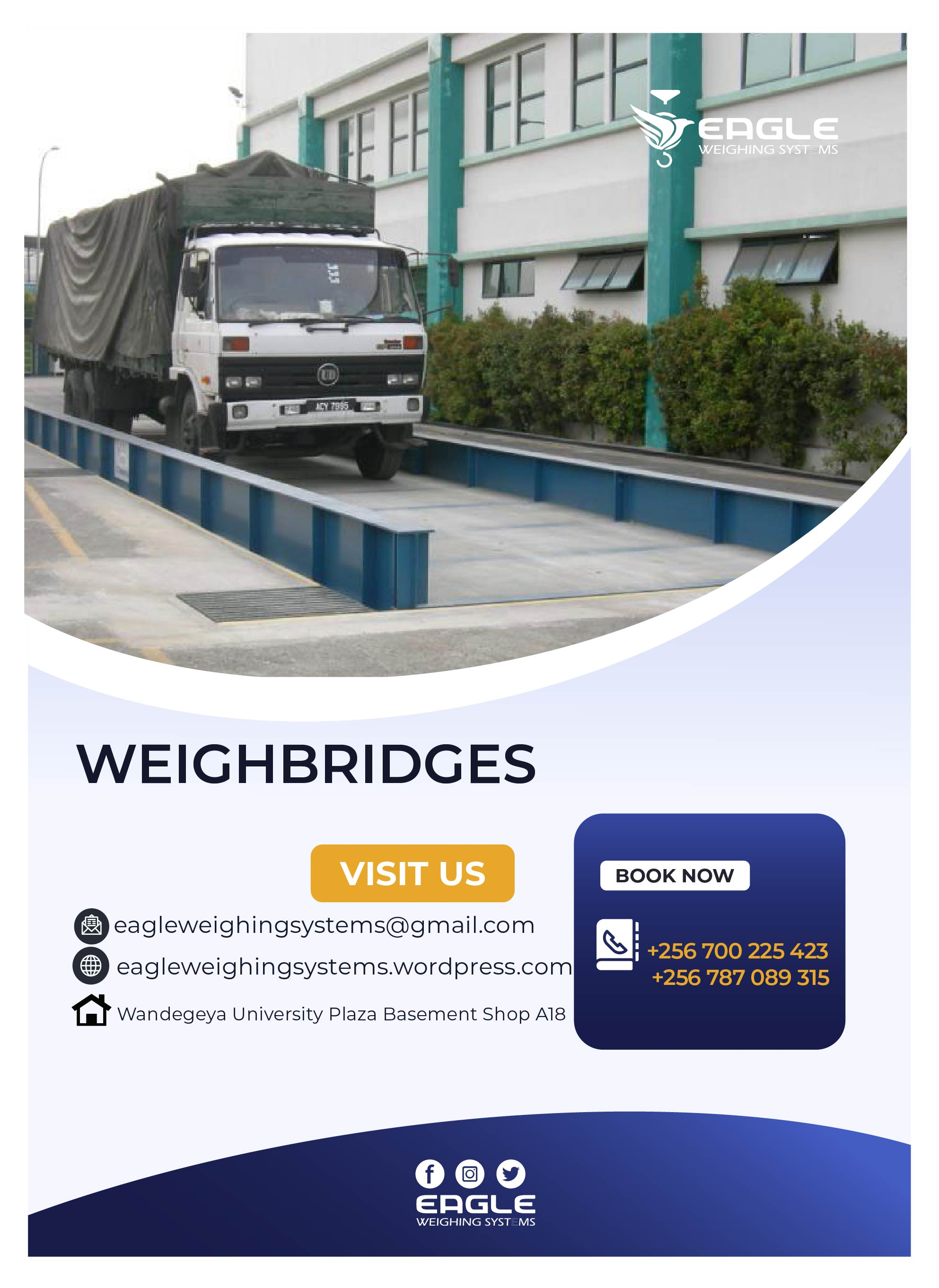Truck weighing scales price in Uganda'