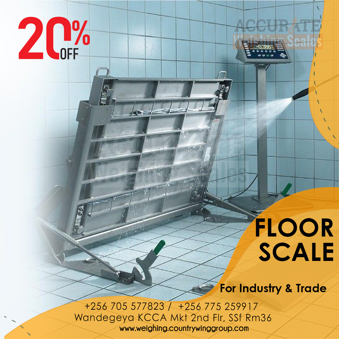 Electronic Floor scales supplier in Uganda'