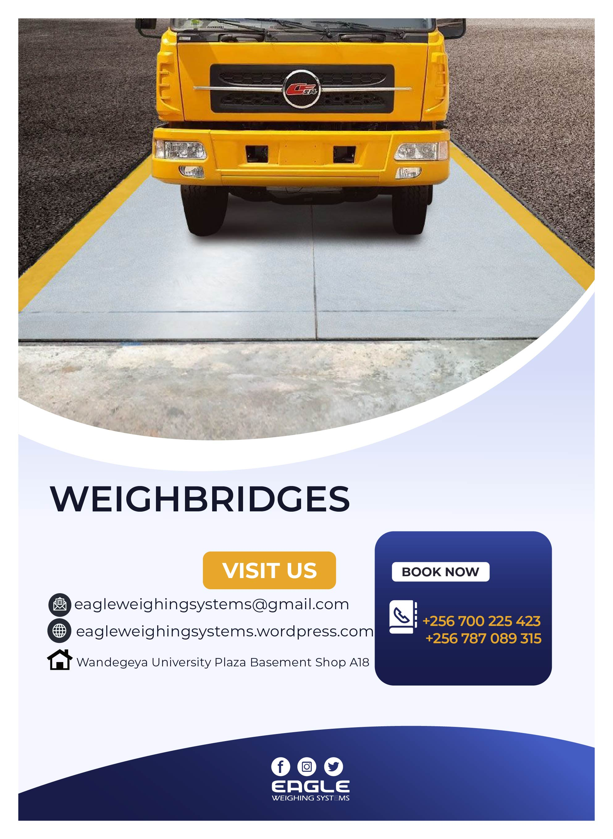 Easy to transfer weighbridges in Uganda'