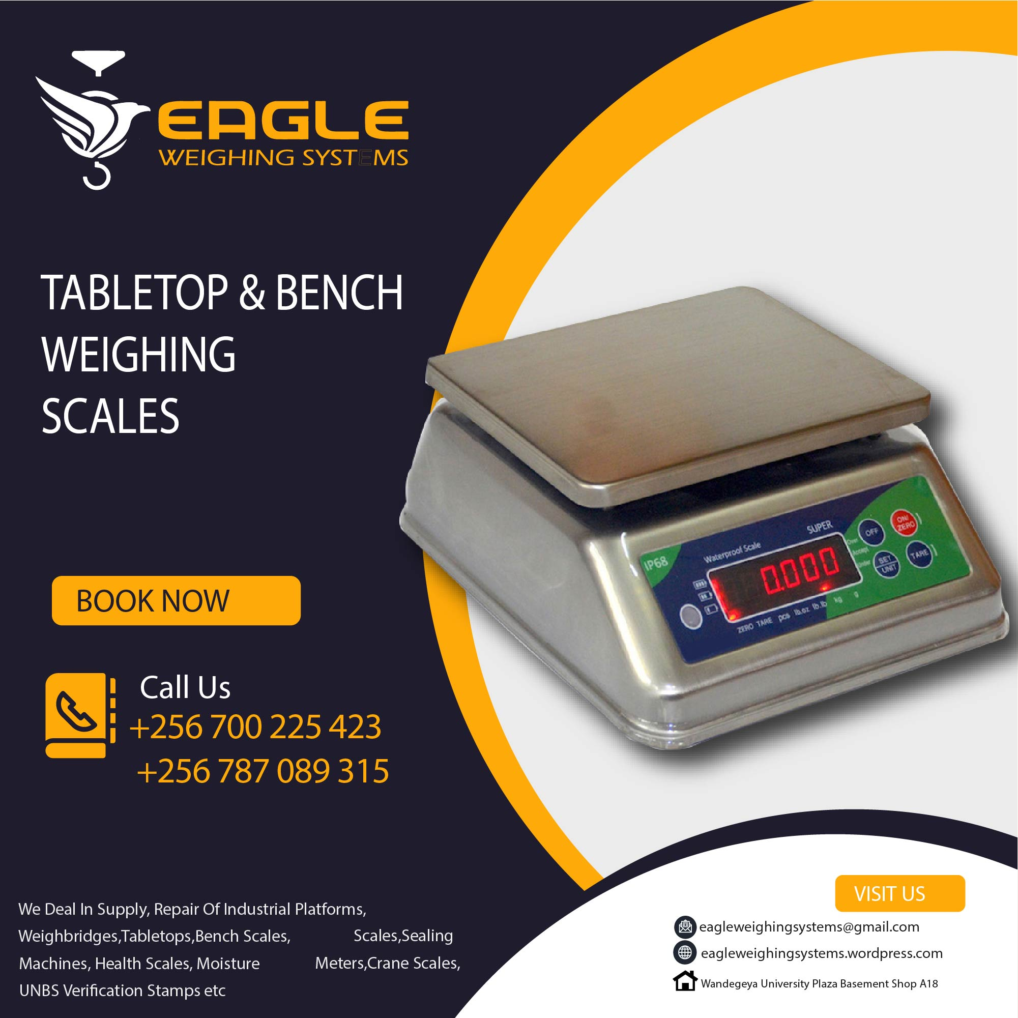 Accurate Table Top weighing scales in Kampala Uganda'