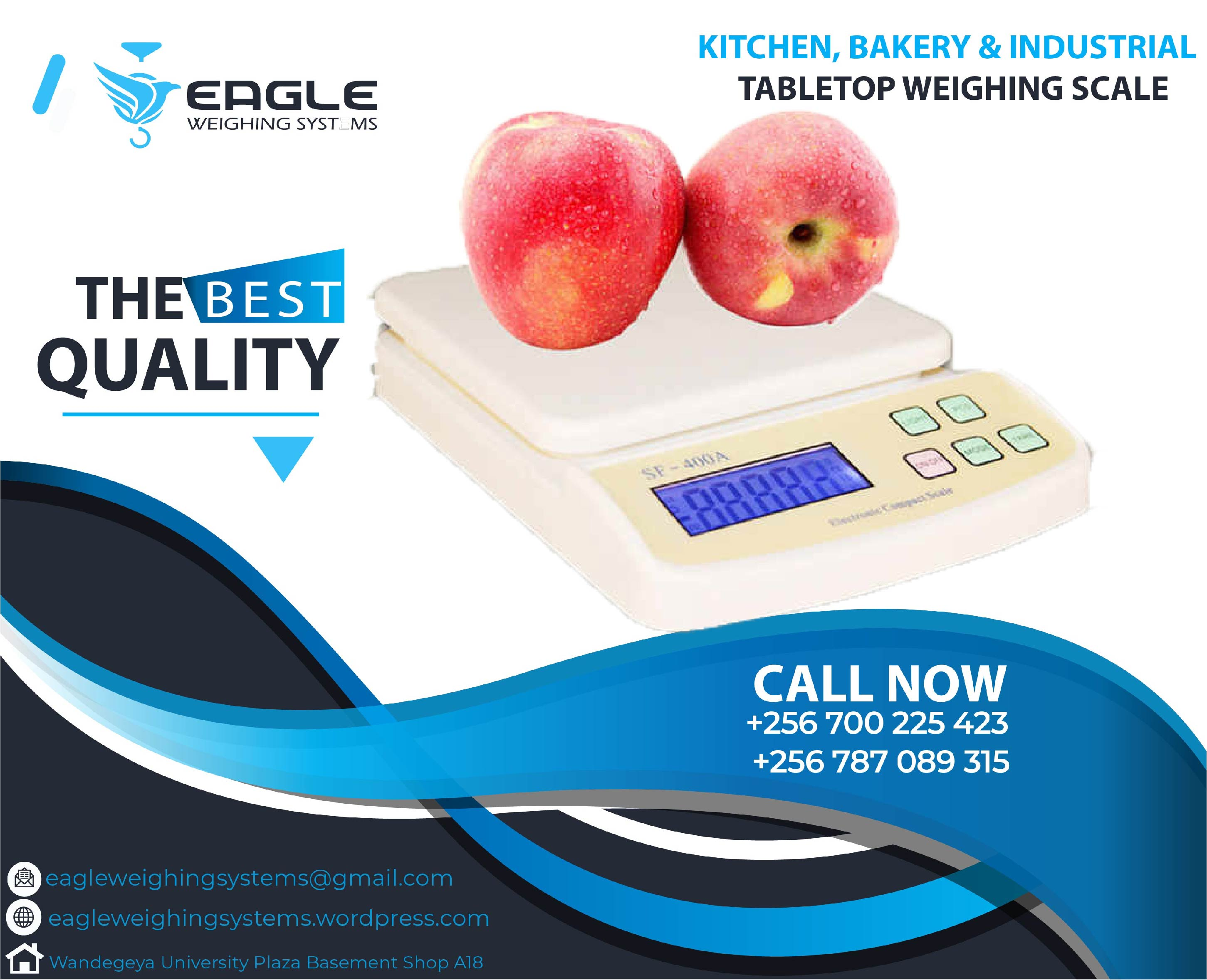 Food digital kitchen Table Top Weighing Scales in Kampala'