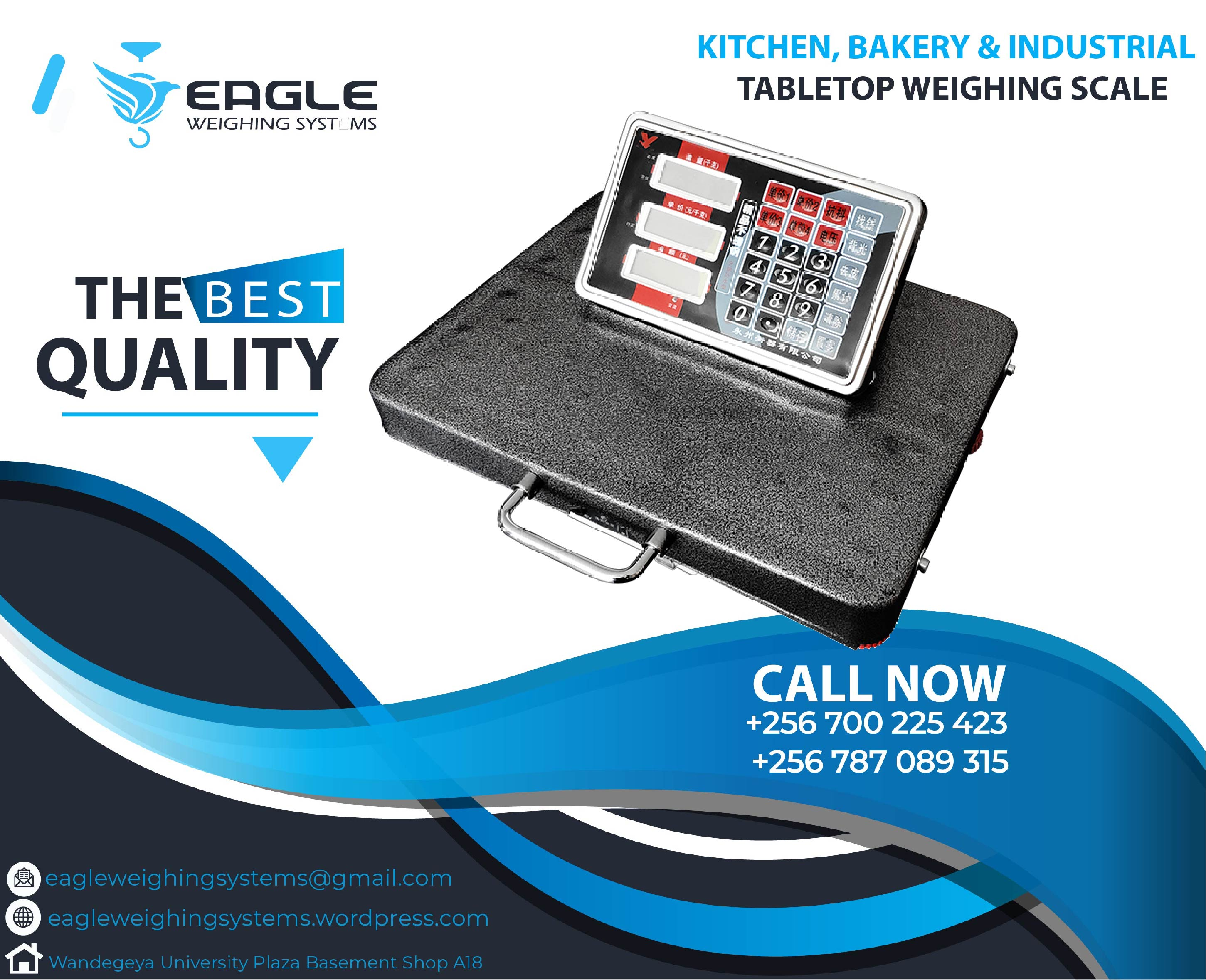 Electronic table top weighing scales in Kampala'