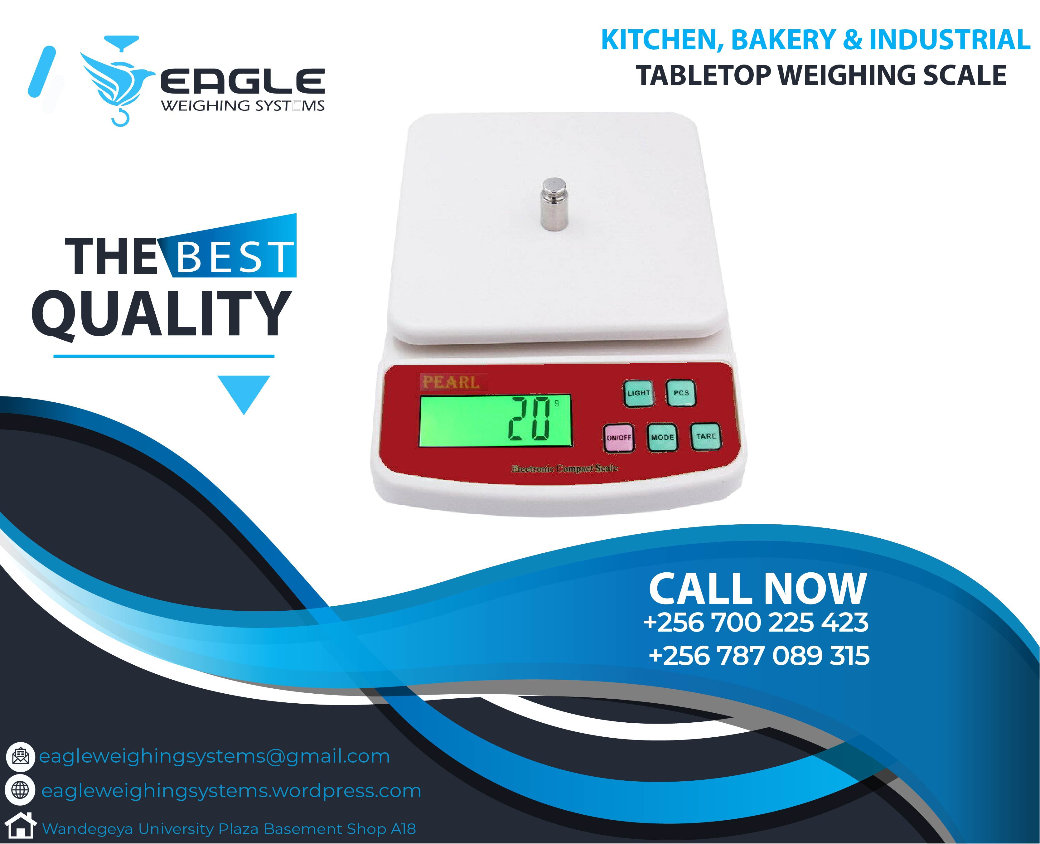 Household Plastic Kitchen Table Top Weighing Scales Kampala'