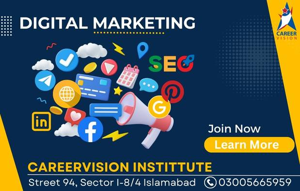 Digital Marketing course in Rawalpindi and Islamabad Pakista'