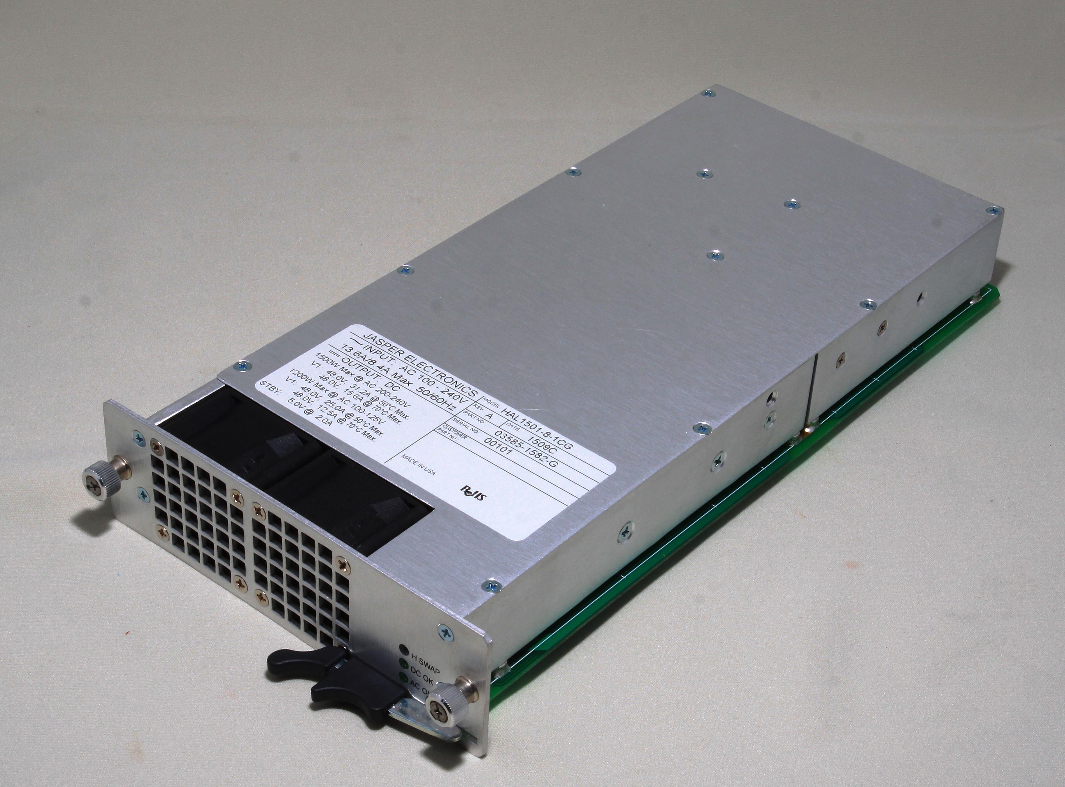 Jasper HAL-1500 Specialty Power Supplies