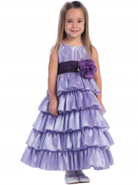 Lavender Flower Girl Dress