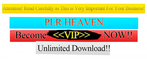 PLR Heaven VIP'