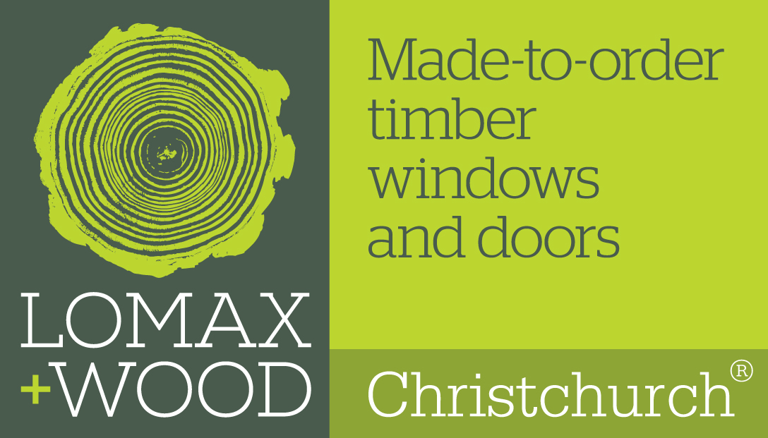 Timber Windows - Lomax + Wood Christchurch Logo