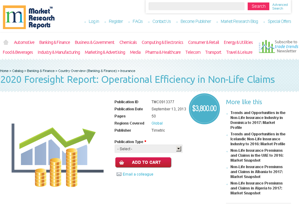 Operational Efficiency in Non Life Claims'