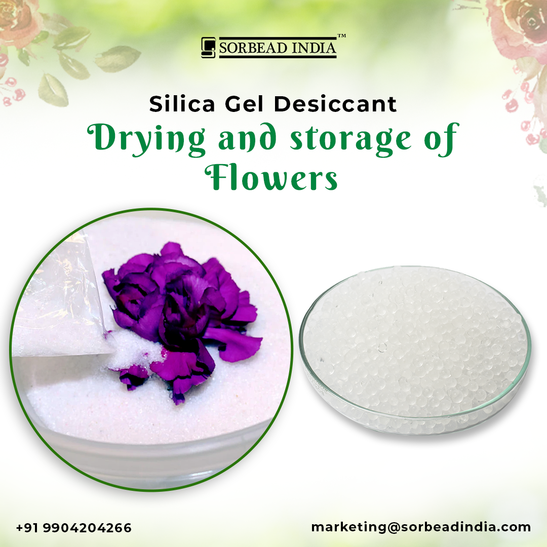 Silica gel beads for flower drying'