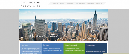 Covington Associates Corporate Website'