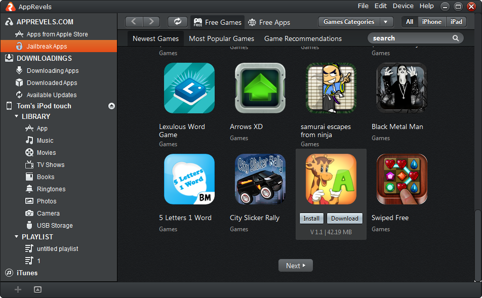 Apprevels 1.1 screenshot