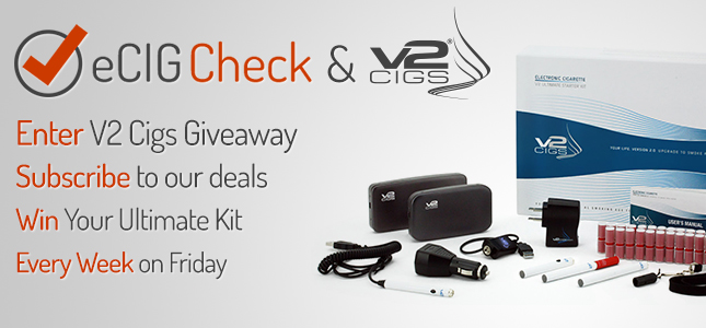 V2 Cigs e-cigarette giveaway'