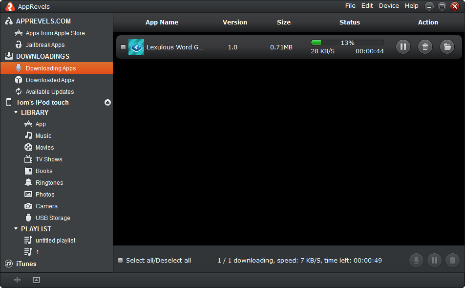 AppRevels 1.1 screenshot 2