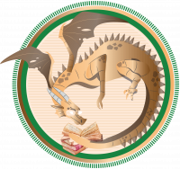 The Book Dragon Logo