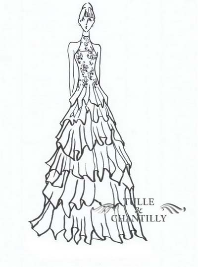 Illusion Two-in-One Backless Rustic Lace Bridesmaid'