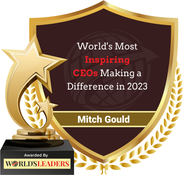 Mitch Gould, World's Leaders Magazine Badge'