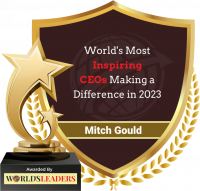 Mitch Gould, World's Leaders Magazine Badge