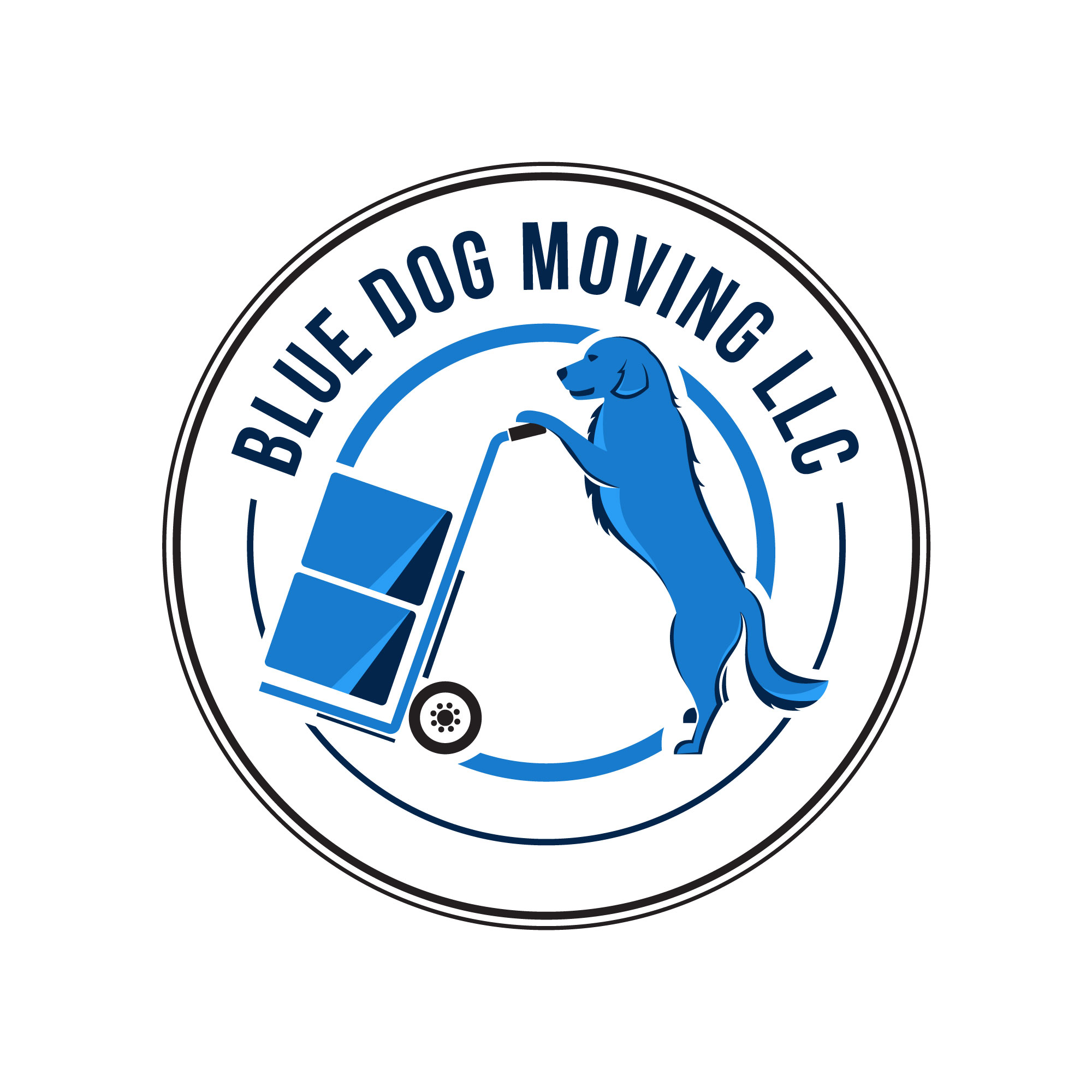 Company Logo For Blue Dog Moving'