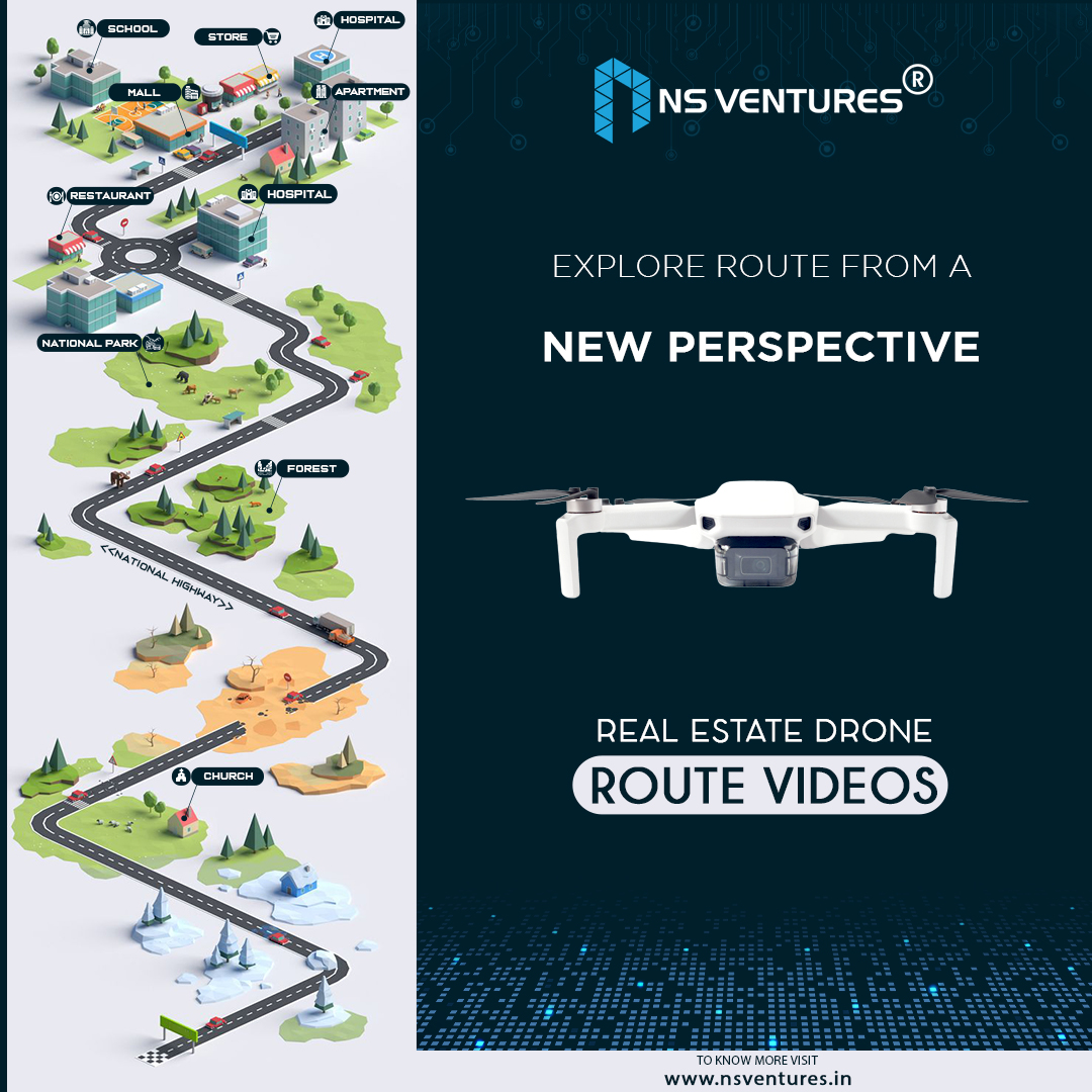 Real Estate Drone Route Videos'