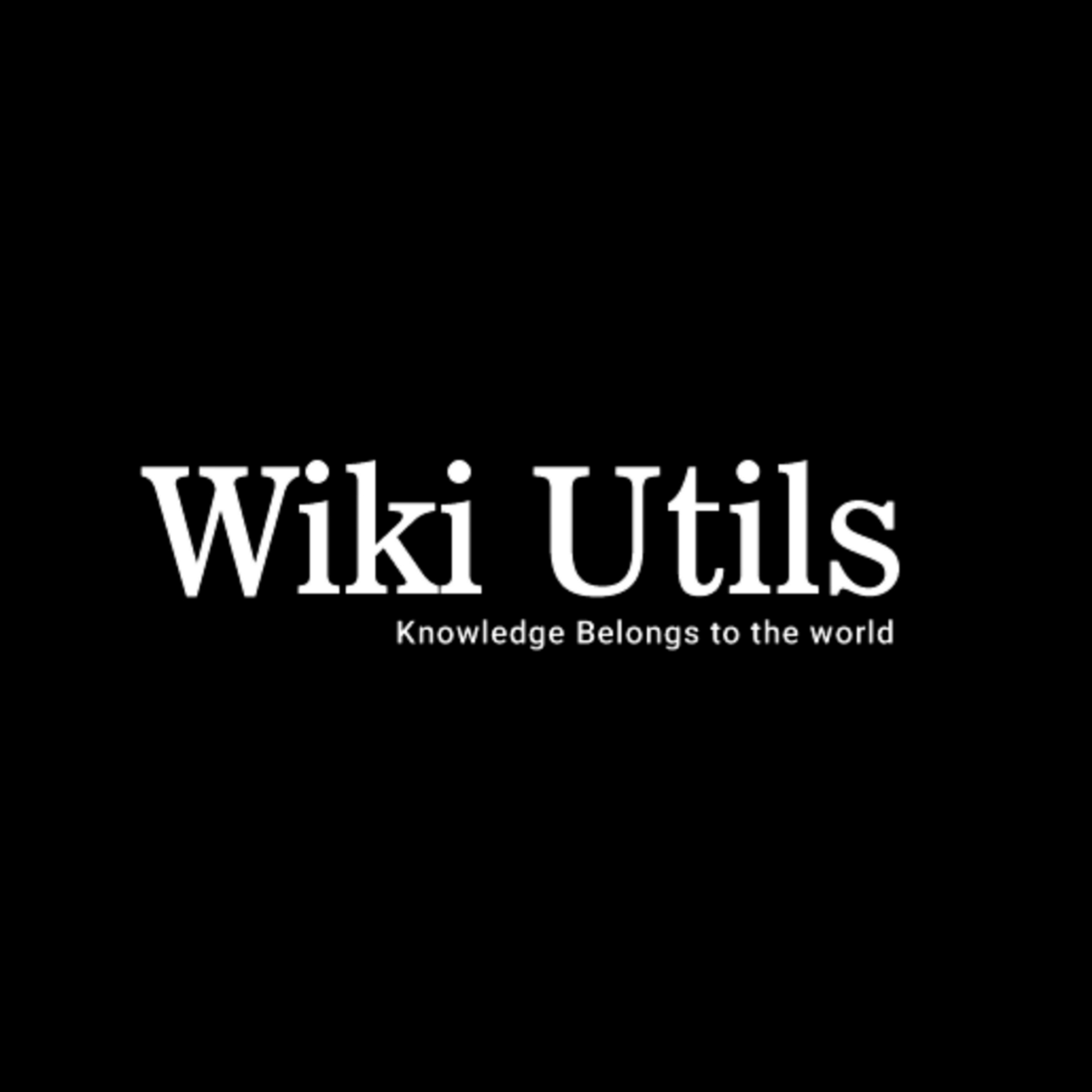 WIKI UTILS Logo