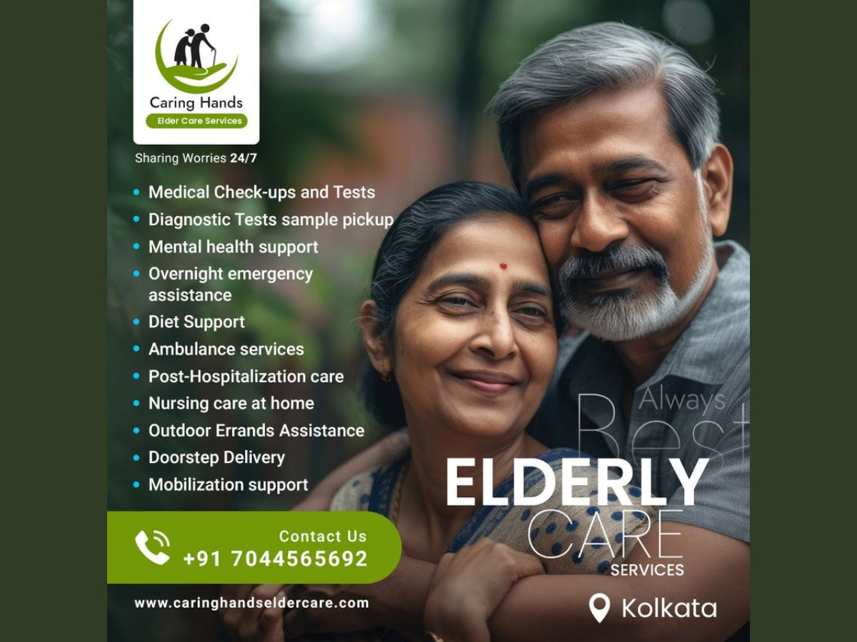 Banner For Caring hands elder care'