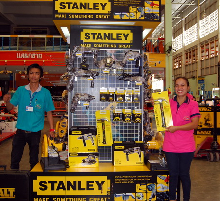 Buriram Stanley Hand Tools Display