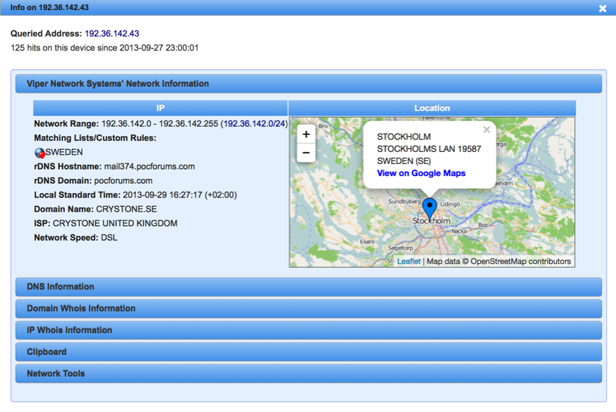 PacketViper IP NetCheck'