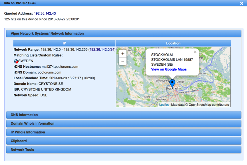 PacketViper IP NetCheck