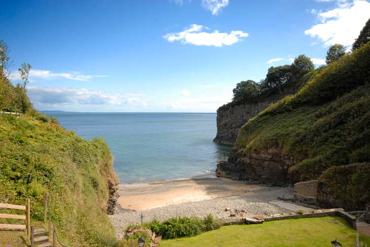 A nearly private cove for 22/28 people'