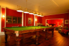 Classic smoking room style billiards'