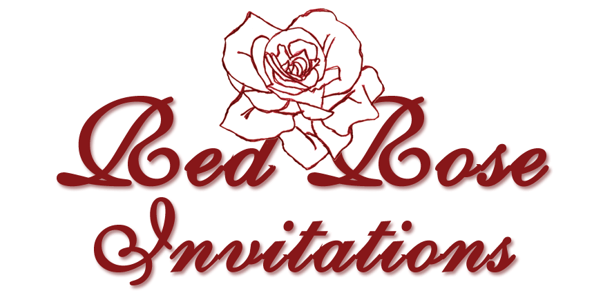 Red Rose Invitations'