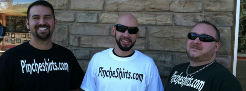 The three entrepreneurs of Pincheshirts.com'