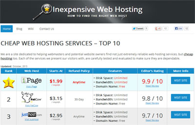 Inexpensive Web Hosting'