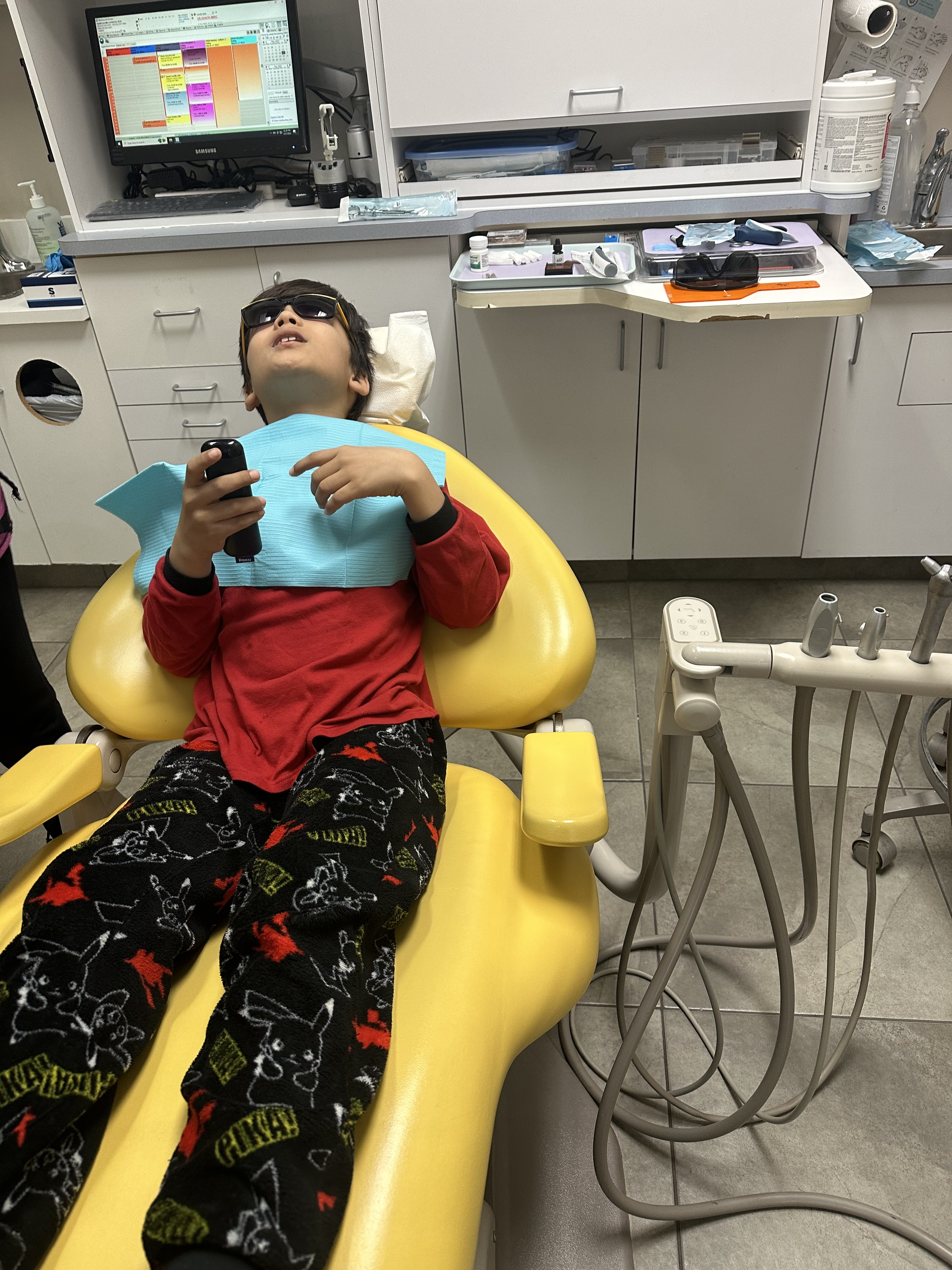 Little Girl Waiting for Dentist'