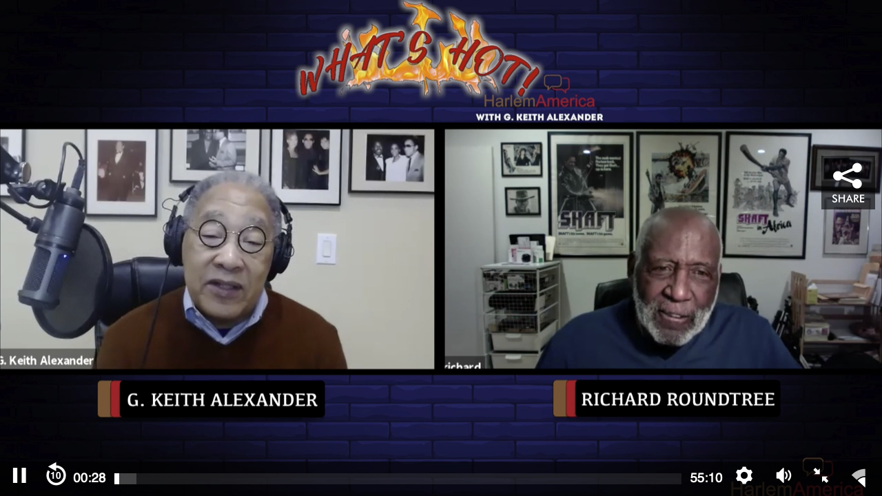 Richard Roundtree and G. Keith Alexander