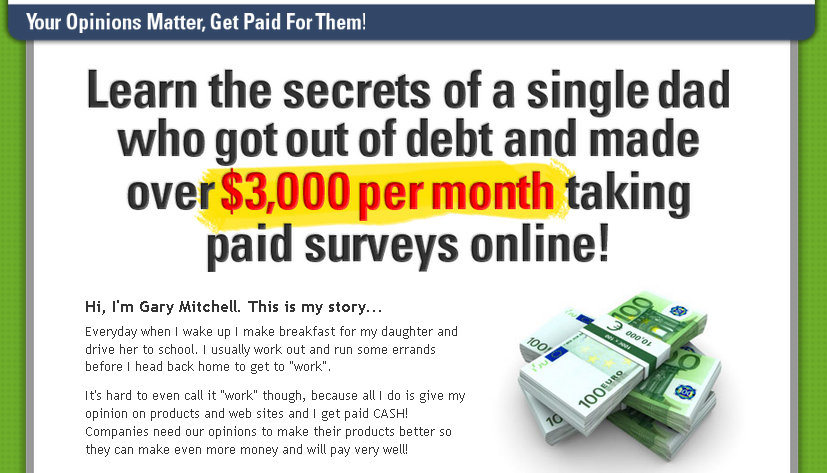 Get Cash For Surveys'