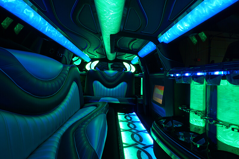 Nashville Limo Interior'