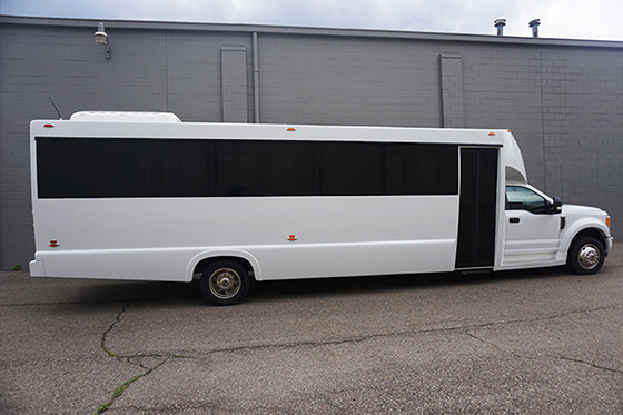 34-passenger party bus'