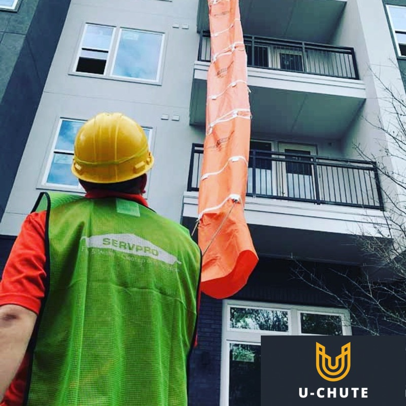 Construction Trash Chute'